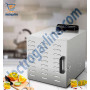 deshidratador de frutas, verduras y alimentos 10 bandejas programable mq-dh-10 Vikale