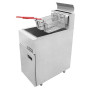 Freidora automática a gas 25 lts incluye 2 canastillas