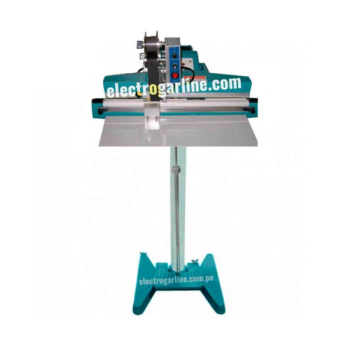 Selladora de bolsas con pedal y fechador 450 mm Henkel pfs-450b