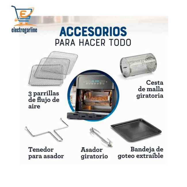 freidora de aire 10 litros oster