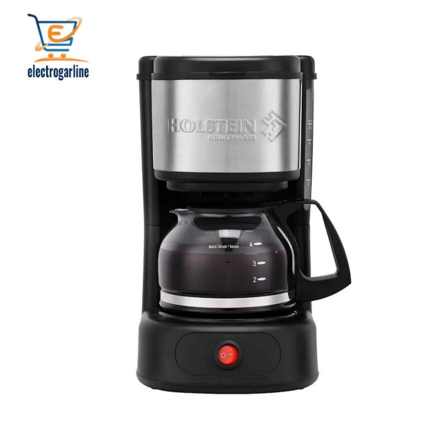 Cafetera eléctrica Holstein Inox 5 tazas 750ml