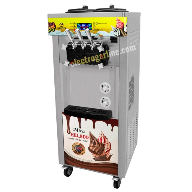 Máquina de helado soft de tres sabores dakota DK-330