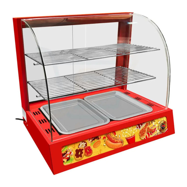 Vitrina calentadora Exhibidora Dakota DK-2PH