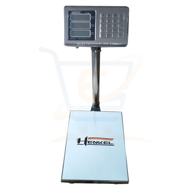 Balanza 100 kilos henkel plataforma de acero bch100v
