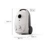 Aspiradora con bolsa 1600W Filtro Hepa EQP30 Electrolux