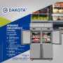 Congelador industrial 1000 lts No Fost Dakota DKA-4F10M