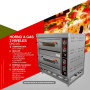 Horno pizzero a gas 2 nivel Dakota DKO-2G