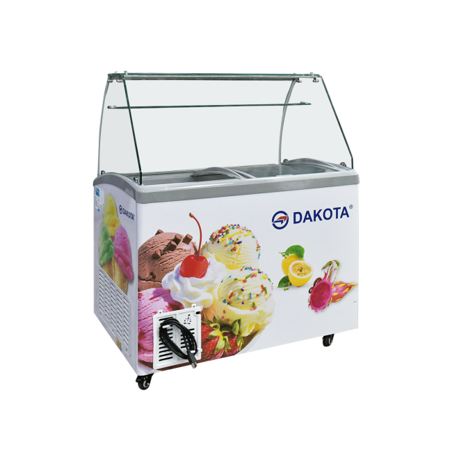 Congelador Exhibidor de Helados 6 pozas Dakota DK-320B