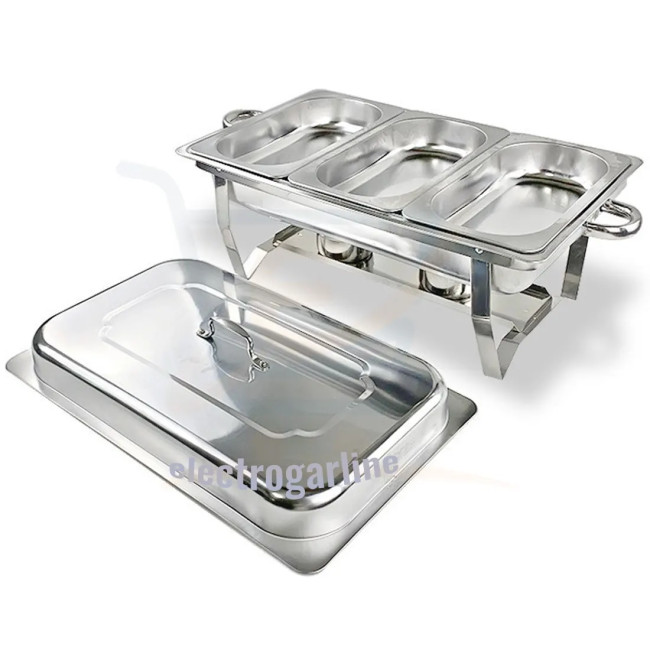 Samovar Rectangular 3 bandejas vikale ZCN801-3