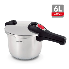 Olla a Presión Record Acero inoxidable 6 Litros