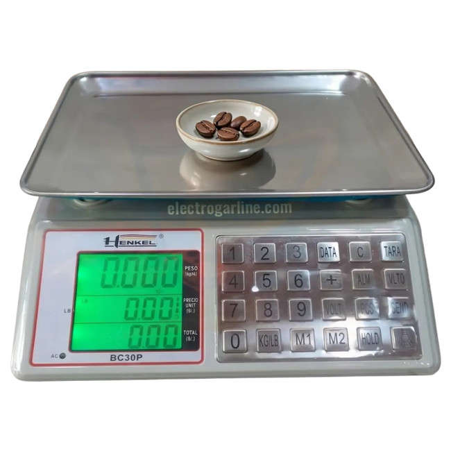 Balanza Digital Henkel BC30P 30 kg Alta Precisión
