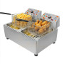 Freidora electrica 5.5 litros dakota 2 pozas Dakota ef-552