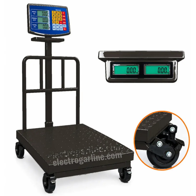 Balanza Valtox 600 kilos con ruedas LP600SPR